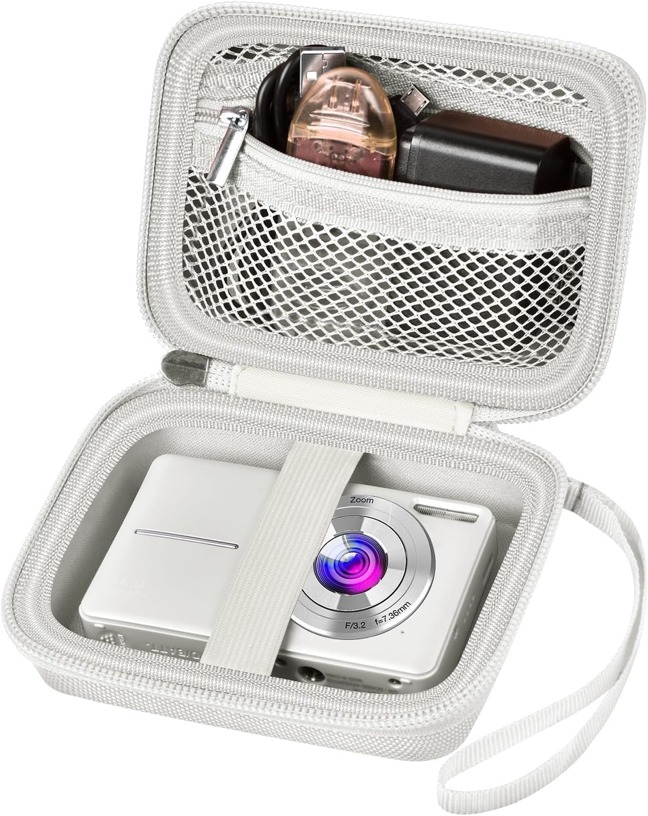 ALKOO Digital Camera Case for CAMKORY/Pouch for KODAK PixproLight Grey