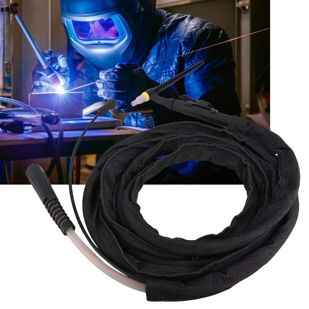 Soudeur TIG, WP 9F Pistolet de Soudage à L'arc à L'argon TIG Kit de Torche TIG Torche TIG 4 Mètres Torche de Pistolet de Soudage MIG Torche TIG Refroidie par Air pour