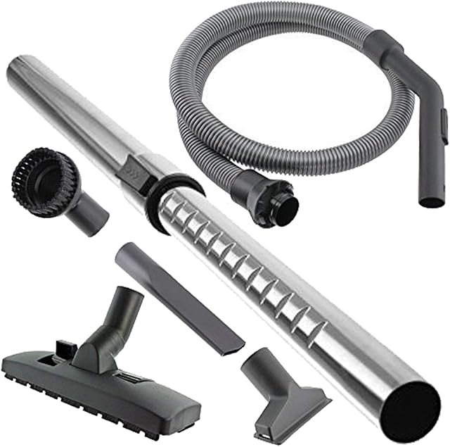 SPARES2GO 2m Hose Pipe, Telescopic Rod, Tool Kit & Storage Bag Compatible with Miele C1 C2 C3 S2000 S4000 S5000 Vacuum Cleaner Hoover