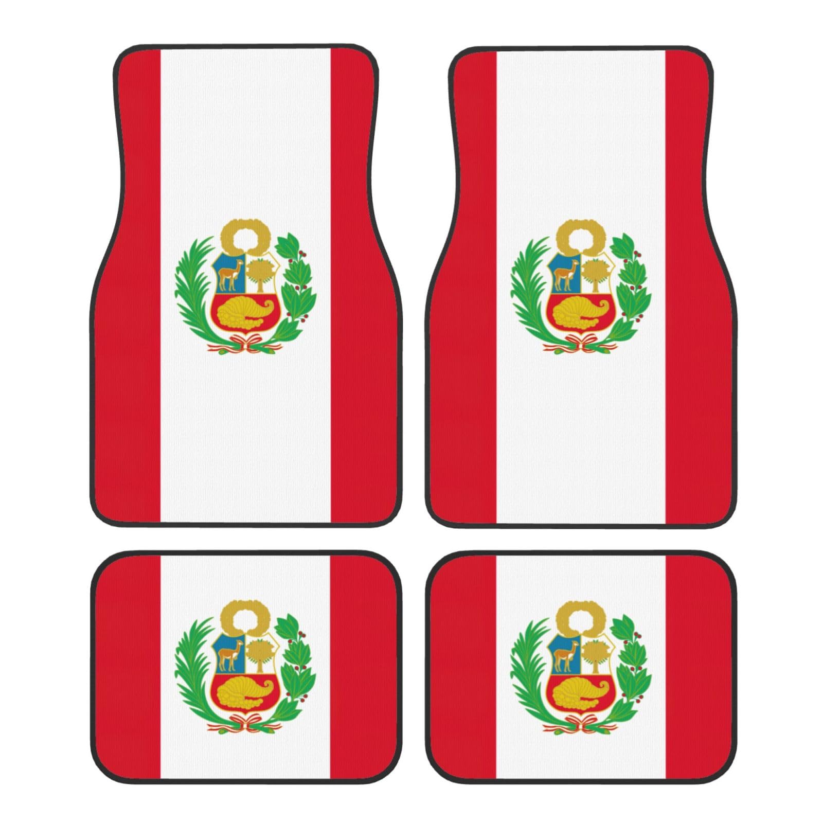 Tapis de voiture drapeau Pérou pour rénover et protéger la moquette - 8
