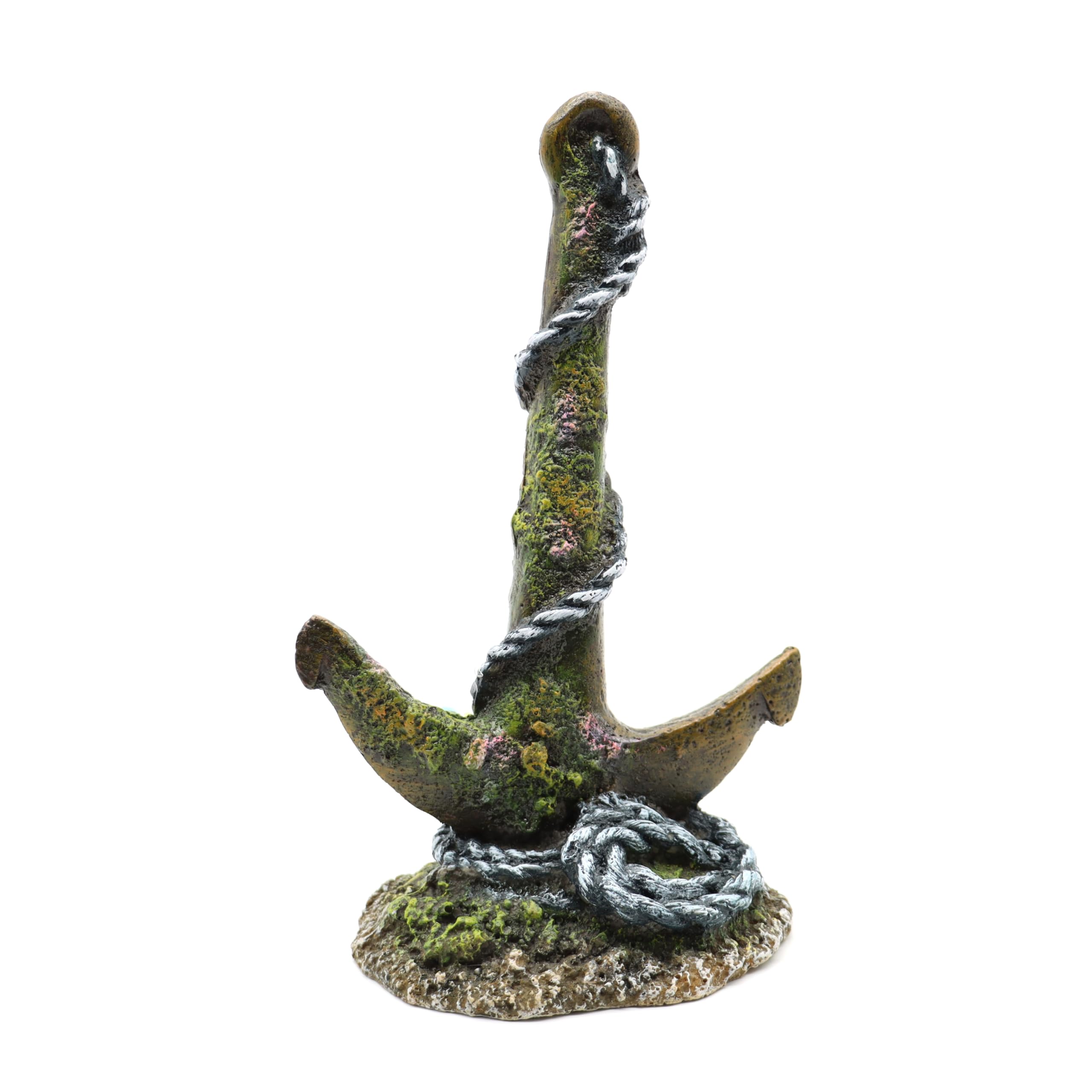 Amtra Deko Ancora Affondata, Freshwater and Marine Resin Aquarium Decorations for Aquariums and Fish Tanks Non-Toxic