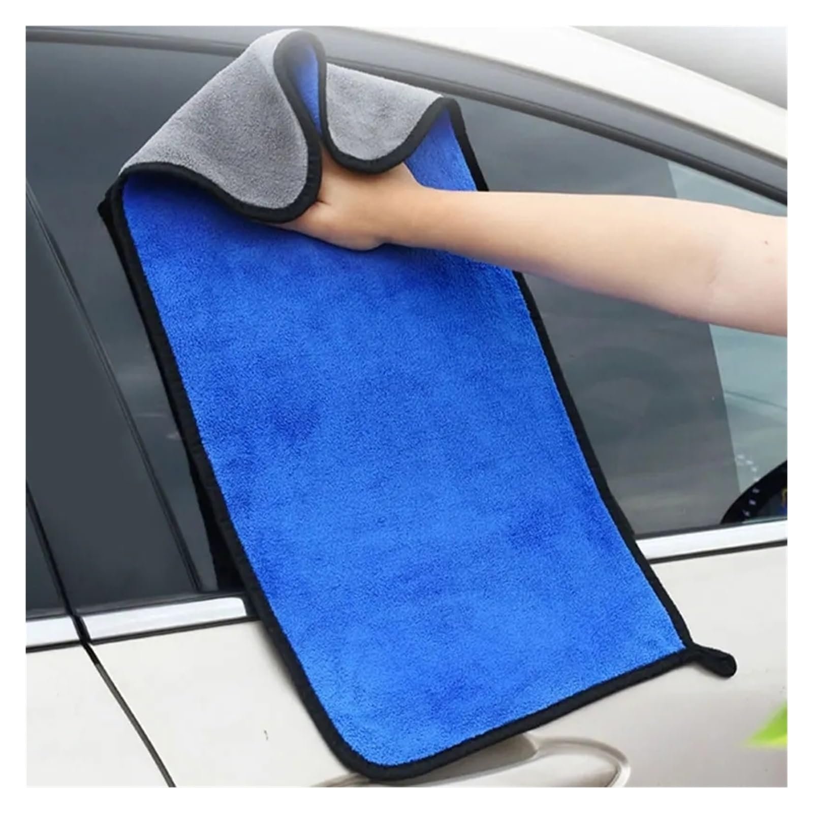 5PCS Double Sides Car Wash Microfiber Towel Cleaning Drying Cloth 30x60cm-5PCS — view 4