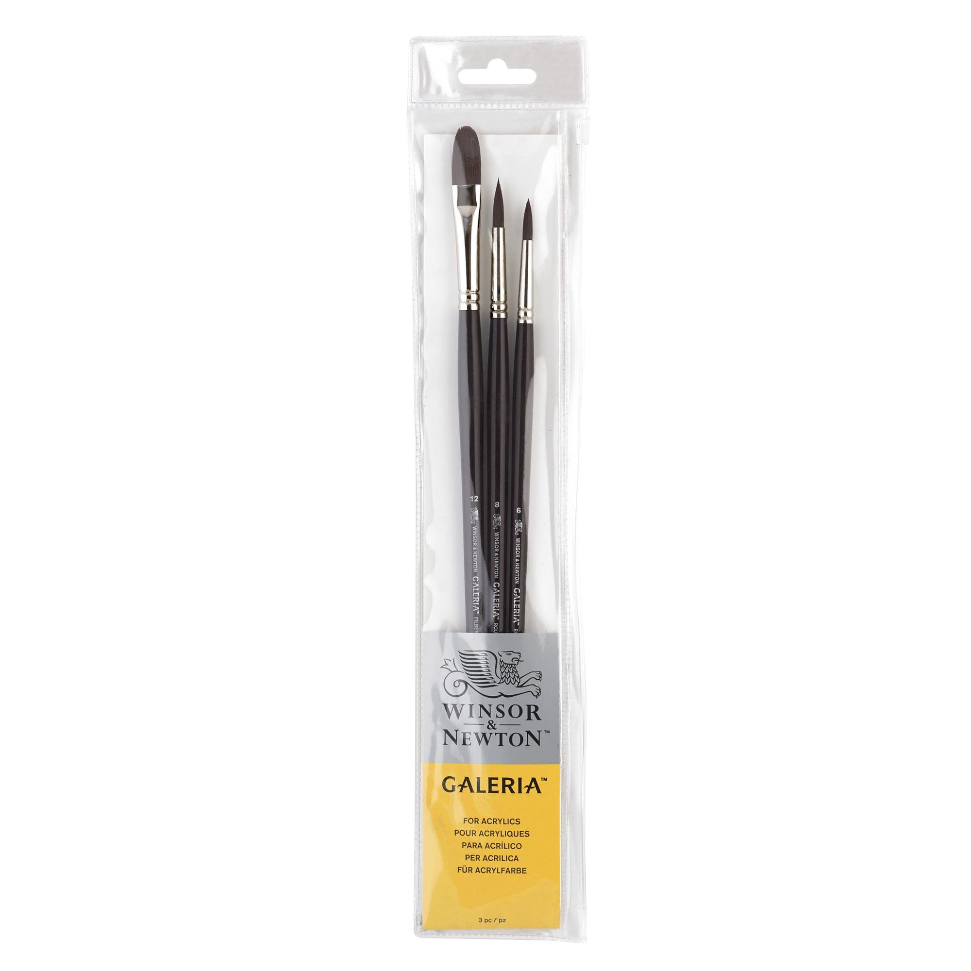 Winsor & NewtonGALERIA BRUSH LH ZIP SET/3