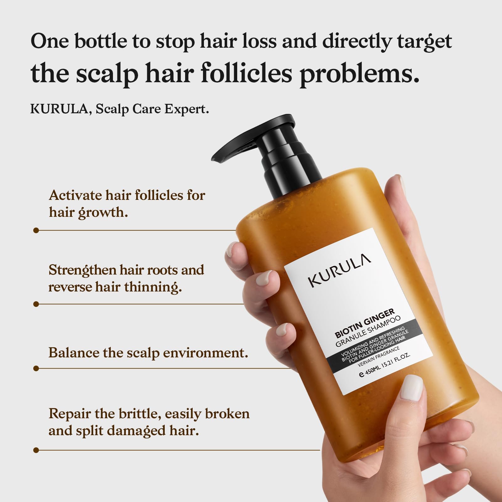 Amazon.com : Kurula Biotin Ginger Volumizing Shampoo for Oily