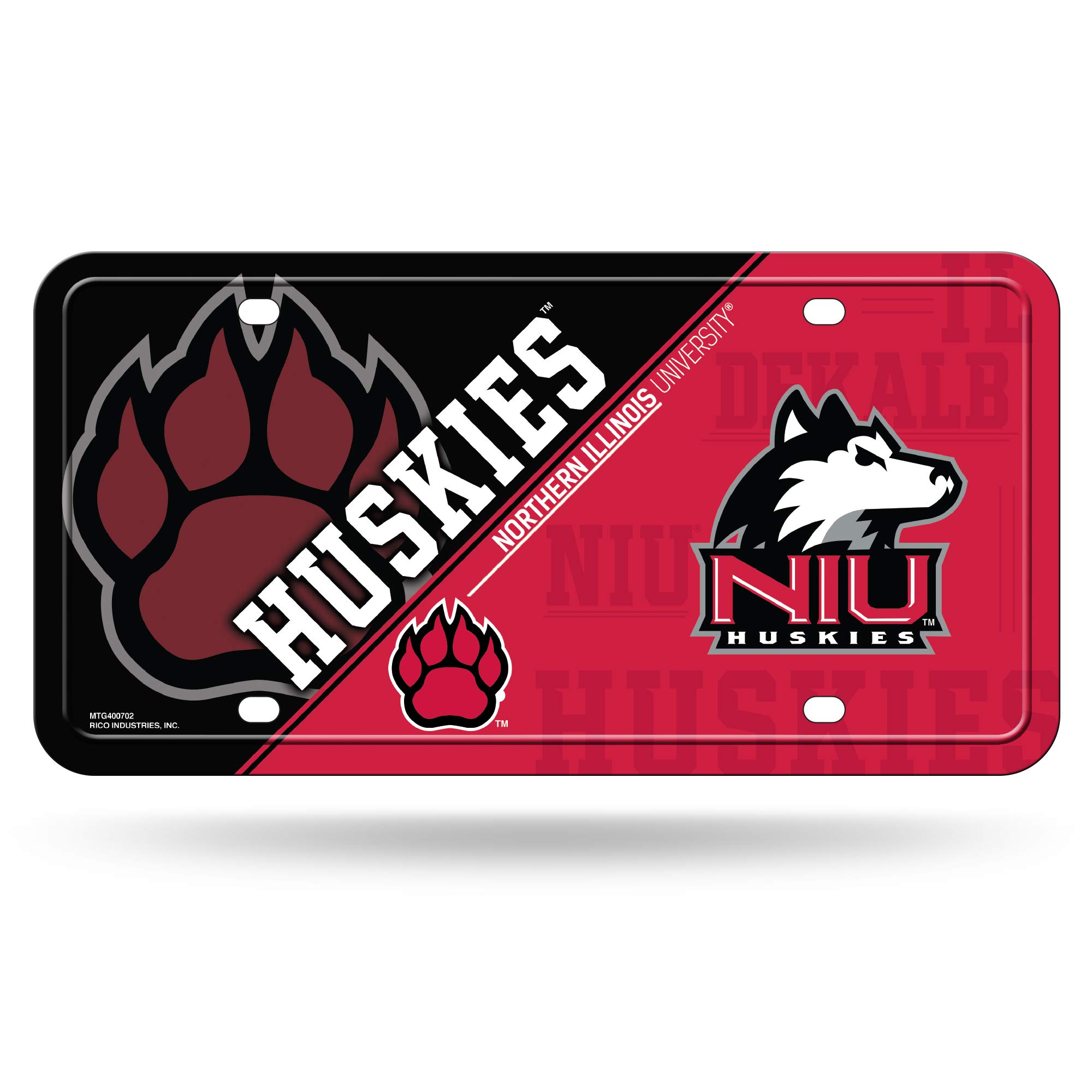 Rico Industries NCAA Unisex-Adult Metal License Plate Tag