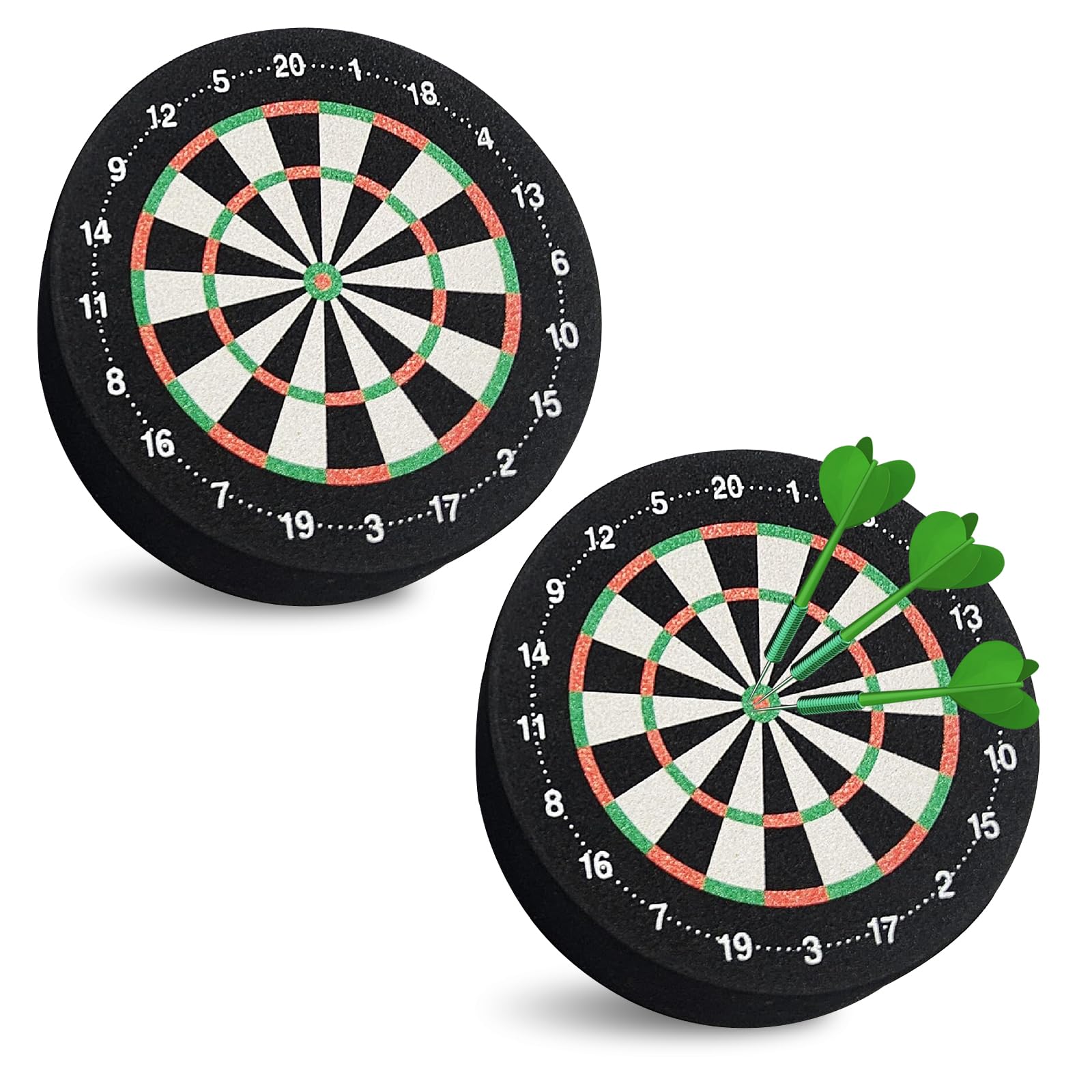 Dart Holder Stand, 2 Pcs Mini Darts Station Board, Professional Dartboard Accessories for Soft or Steel Tip Dart Home & Club Use Space-Saving Darts Gifts for Men