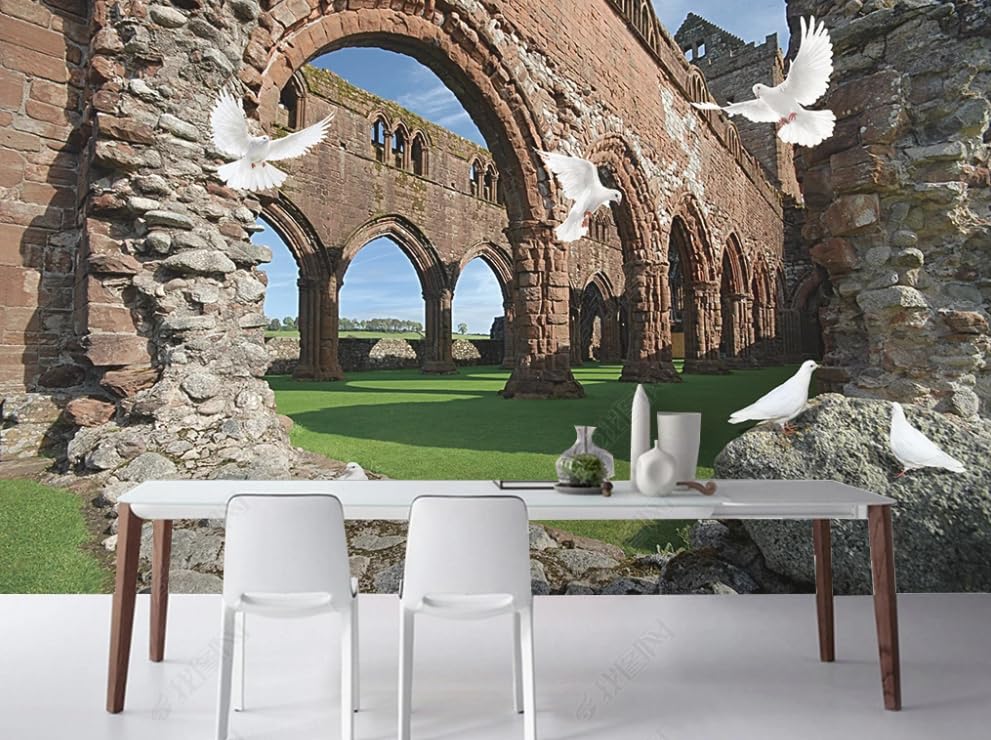 Papier peint intissé panoramique grand format style architecture - 2