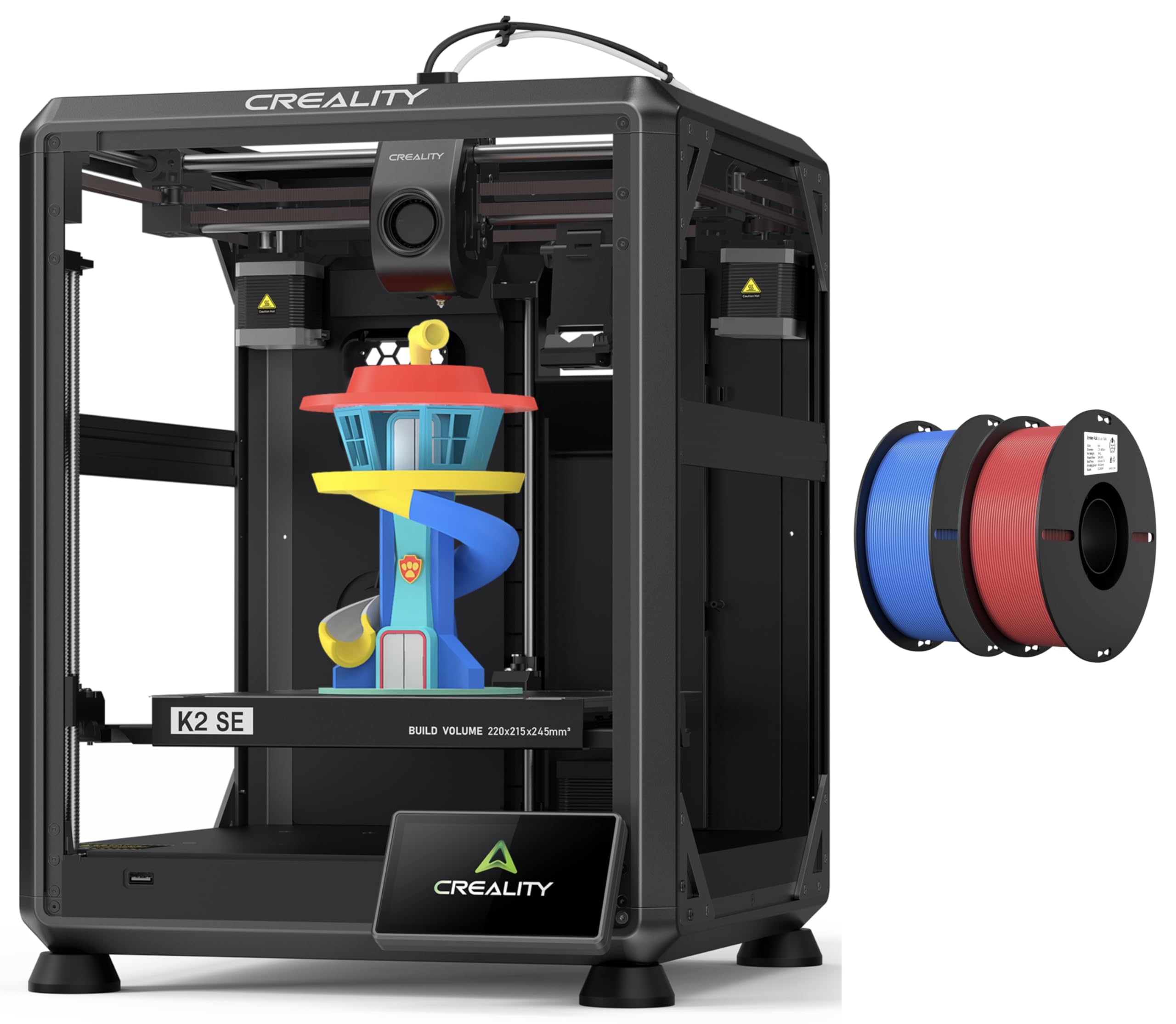 Creality K2 SE 3D Printer, Max High-Speed 500mm/s, Support
