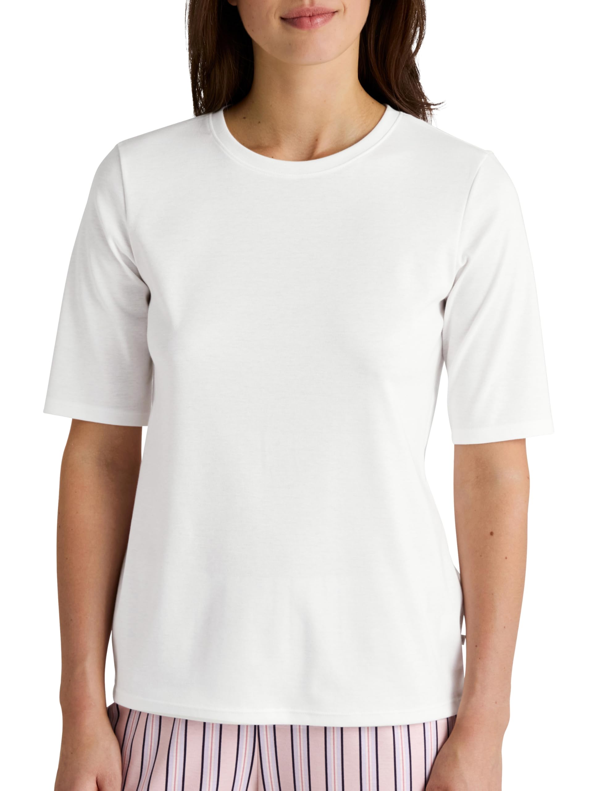 CALIDA Women's Favourites T-Shirt, Star White, 36-38