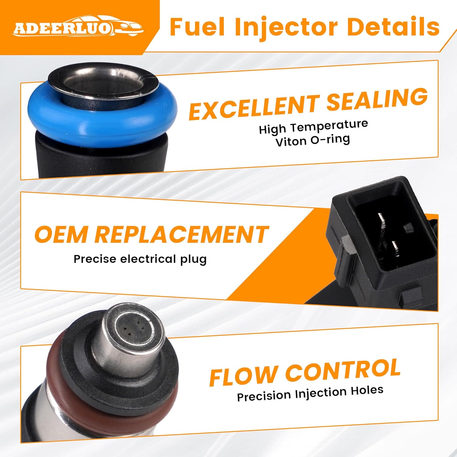 Fuel Injectors fits for-Chevy Cruze 2011-2015 Cruze Limited 2016 Trax 2013-2016 For-Buick Encore 2013-2015 2017-2019 L4 1.4L 0280158205 FJ1150