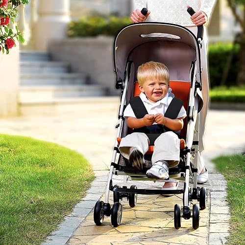 Miniatura 4 de Accmor Correas de asiento de automóvil, fundas para cinturón de cochecito para bebés y niños, fundas de correa de asiento de automóvil para asientos
