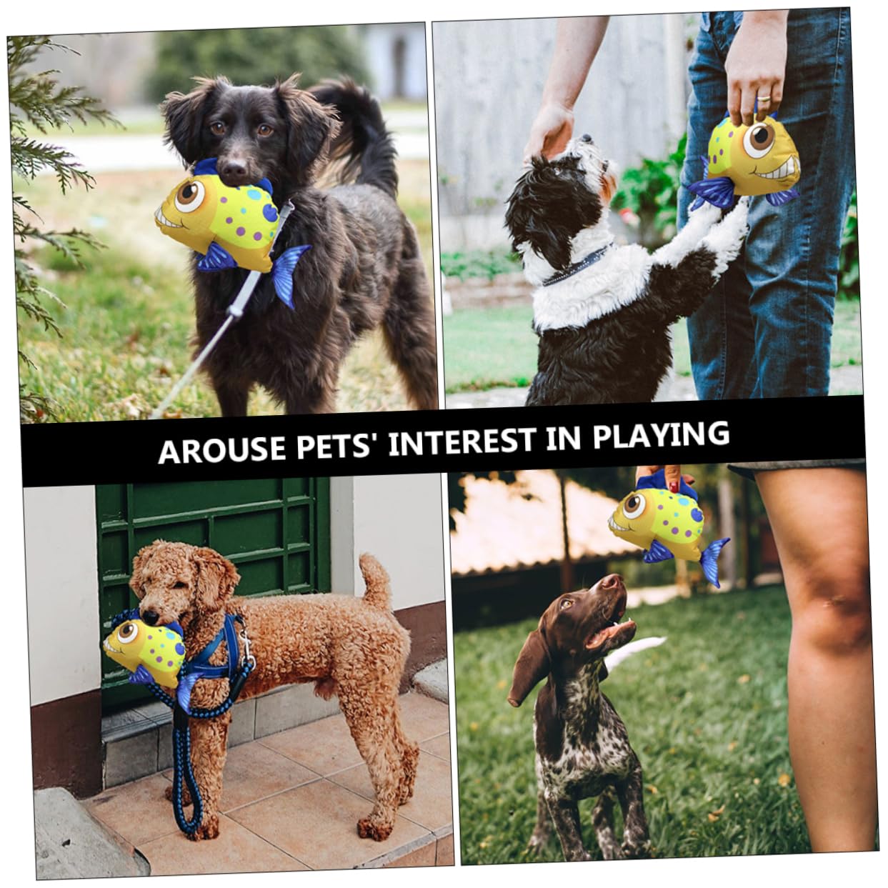 FRCOLOR 3 Juguetes para Mascotas pequeños Juguetes masticables para Cachorros Juguetes de Sonido para Perros Juguetes masticables para Mascotas Juguetes para Cachorros Dogman Juguetes Almohada Tela