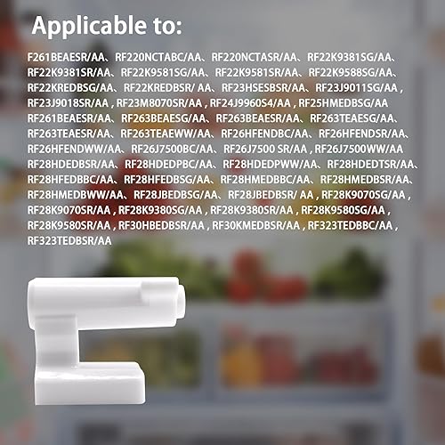 Miniatura 3 de DA61-08305A Bisagra-Bisagra de puerta de refrigerador francés para Samsung