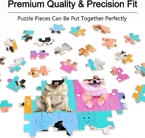 Miniatura 18 de LELEMON Rompecabezas para niños de 4 a 8 años, rompecabezas de 100 piezas para niños, rompecabezas educativos para niños en una caja de metal