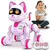 Nicmore Robot Cat Interactive Toys for Girls: Remote Control Pet for Kids Age 4-6 Gifts for 3 4 5 6 7 8 Year Old Gilrs RC Toys with Touch Sensing Gestures Christmas Birthday Gift Ideas