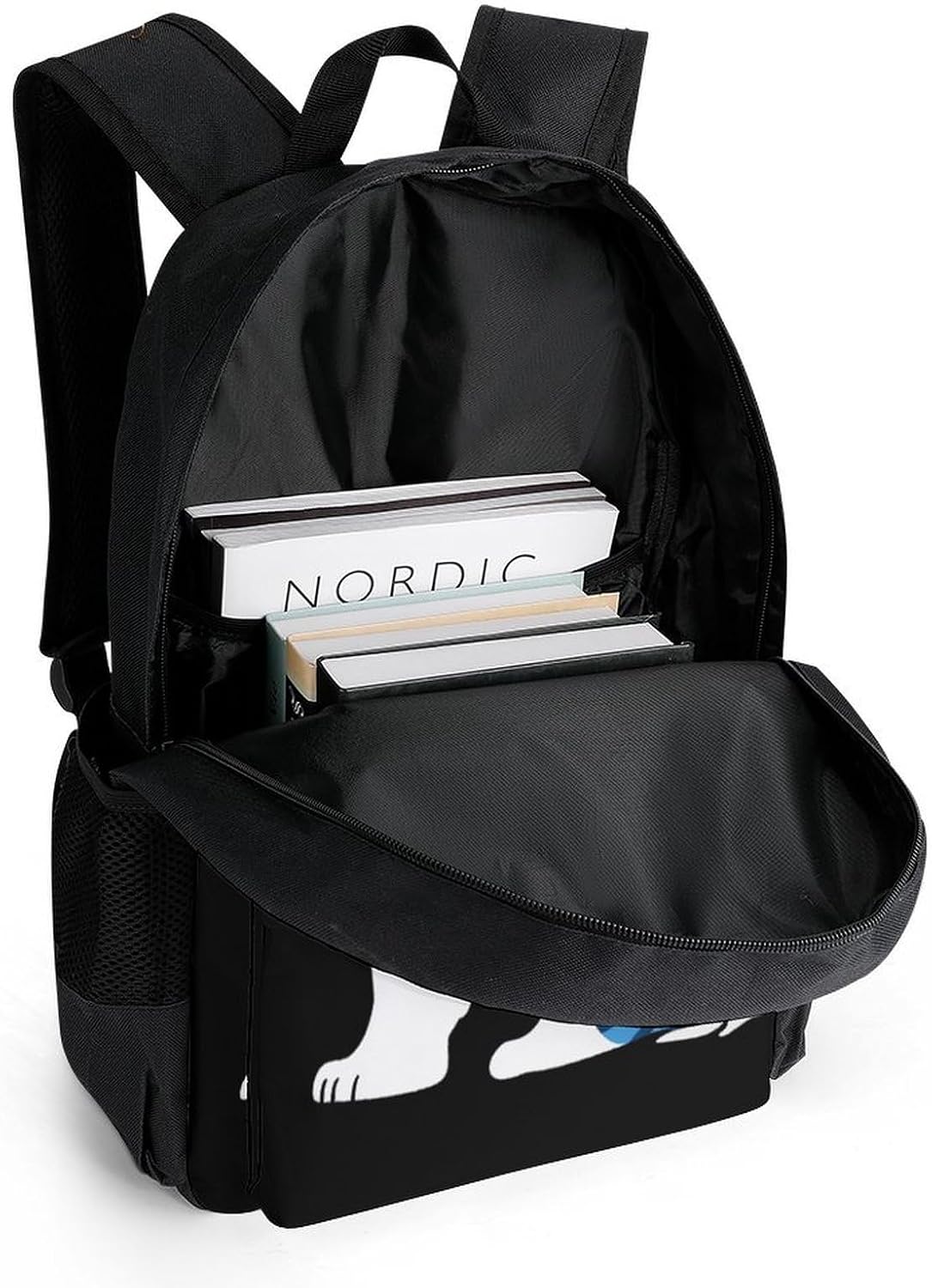 Arctic Bear Winter Mountain Scene Backpack Lightweight Backpacks Work Bag