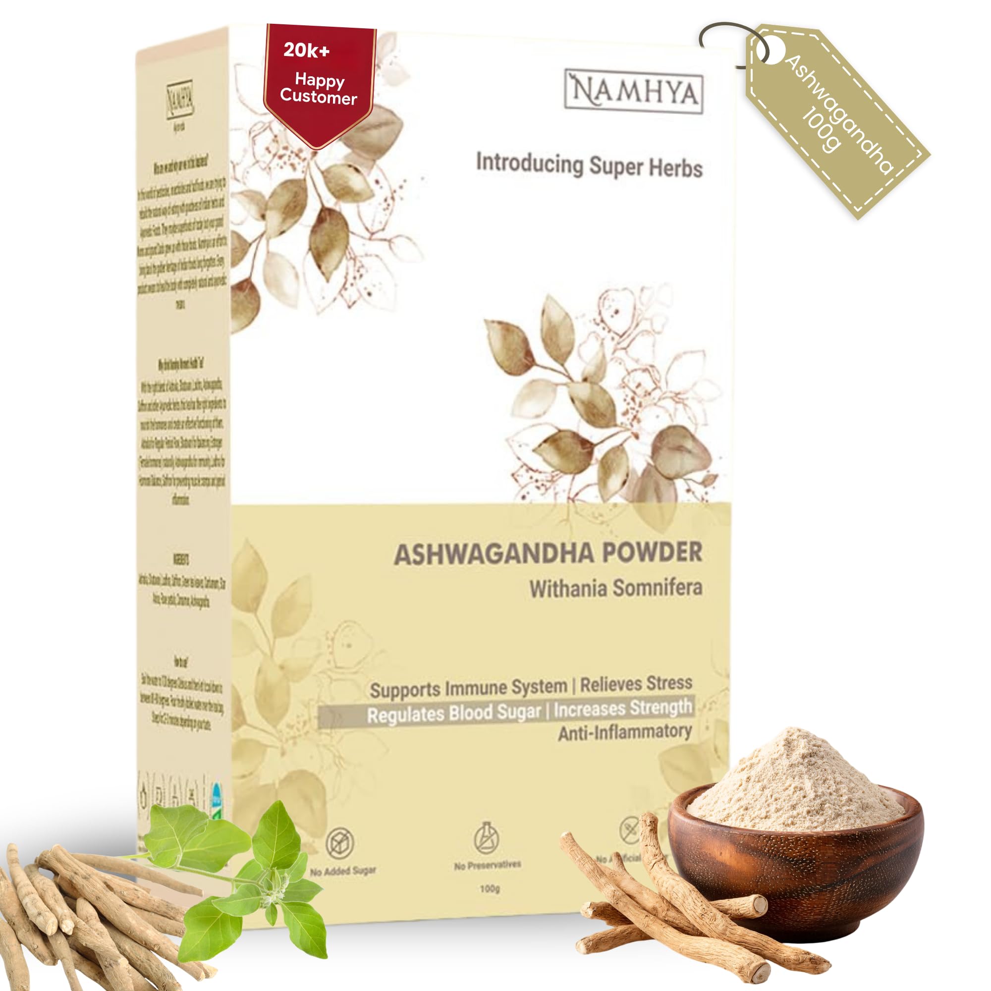 Namhya Shatavari Powder | Hormonal Balance & Women's Health | 100g — Amazon image 8