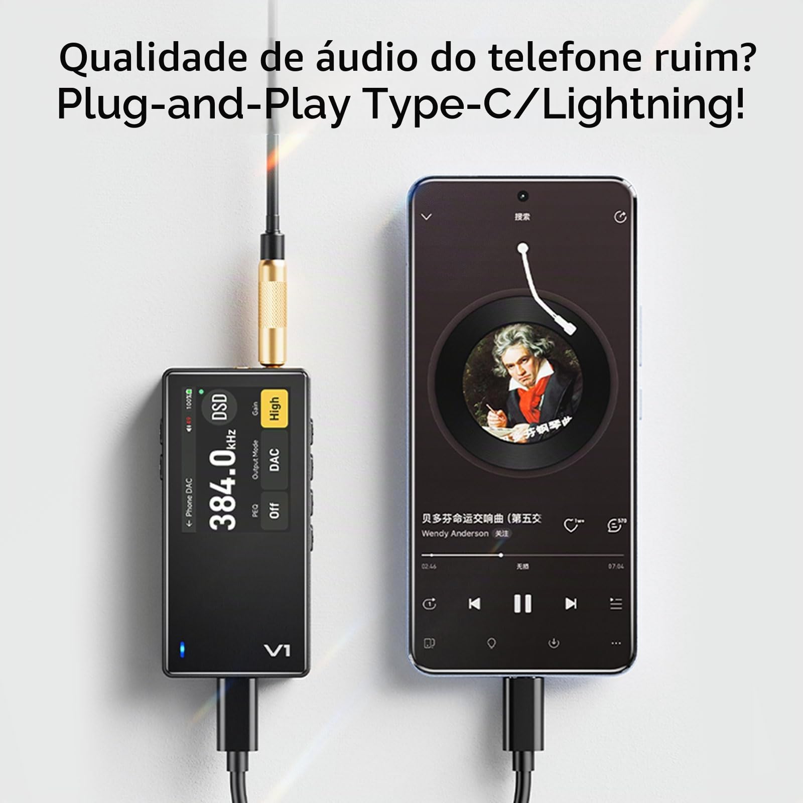 TempoTec Variations V1 HiFiプレーヤー DAP DAC TempoTec Leitor de música HiFi portátil Variations V1, leitor de