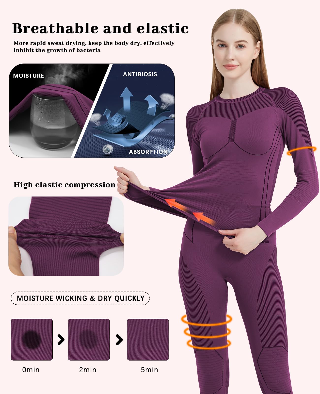 MEETWEE U50 Base Layer Set Femme