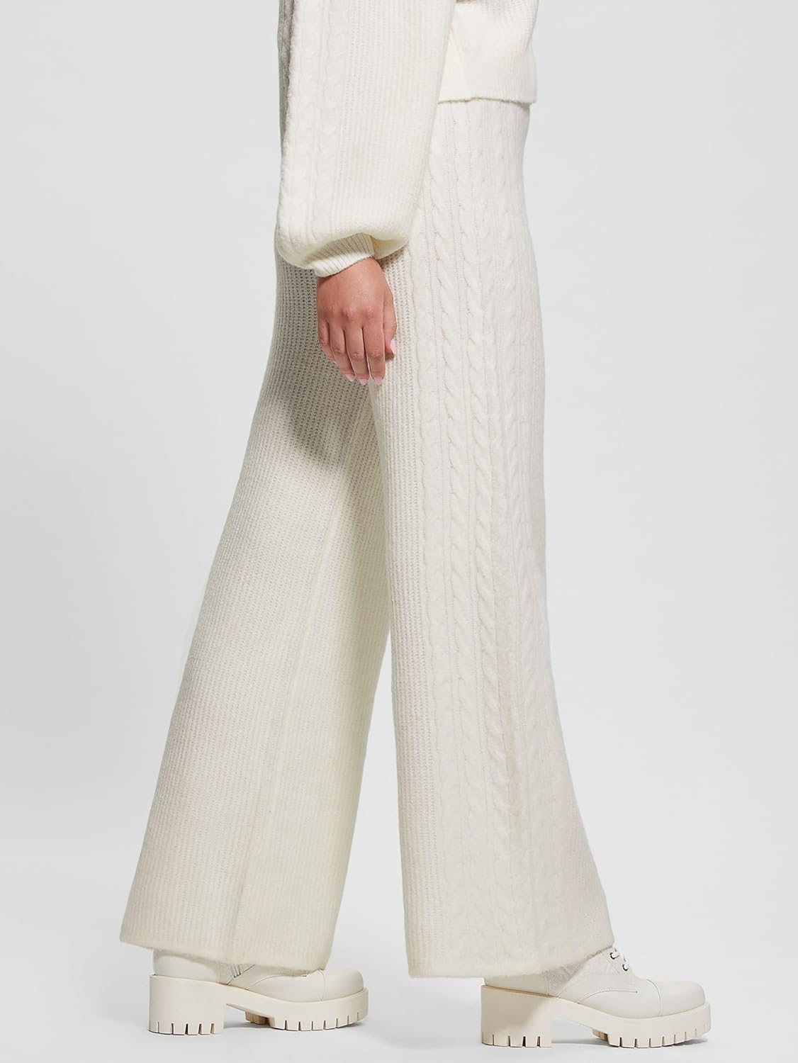 GUESS Women's Cable Rylie Wide Leg Pant - Image 3