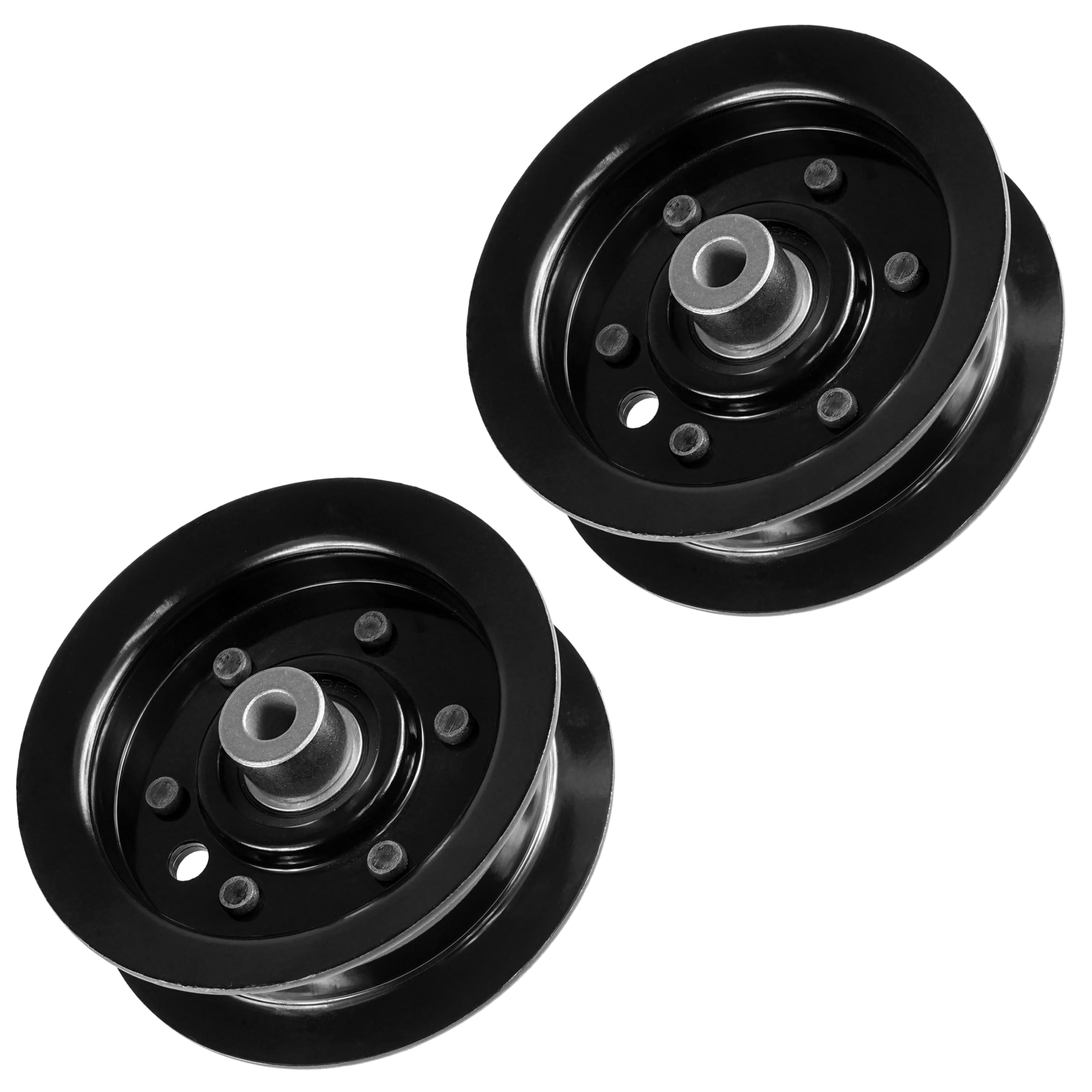 Caltric 2 Flat Idler Pulley Compatible with Toro Z420 Z4200 Z4235 ZS4200 42" Deck 132-9420 1329420