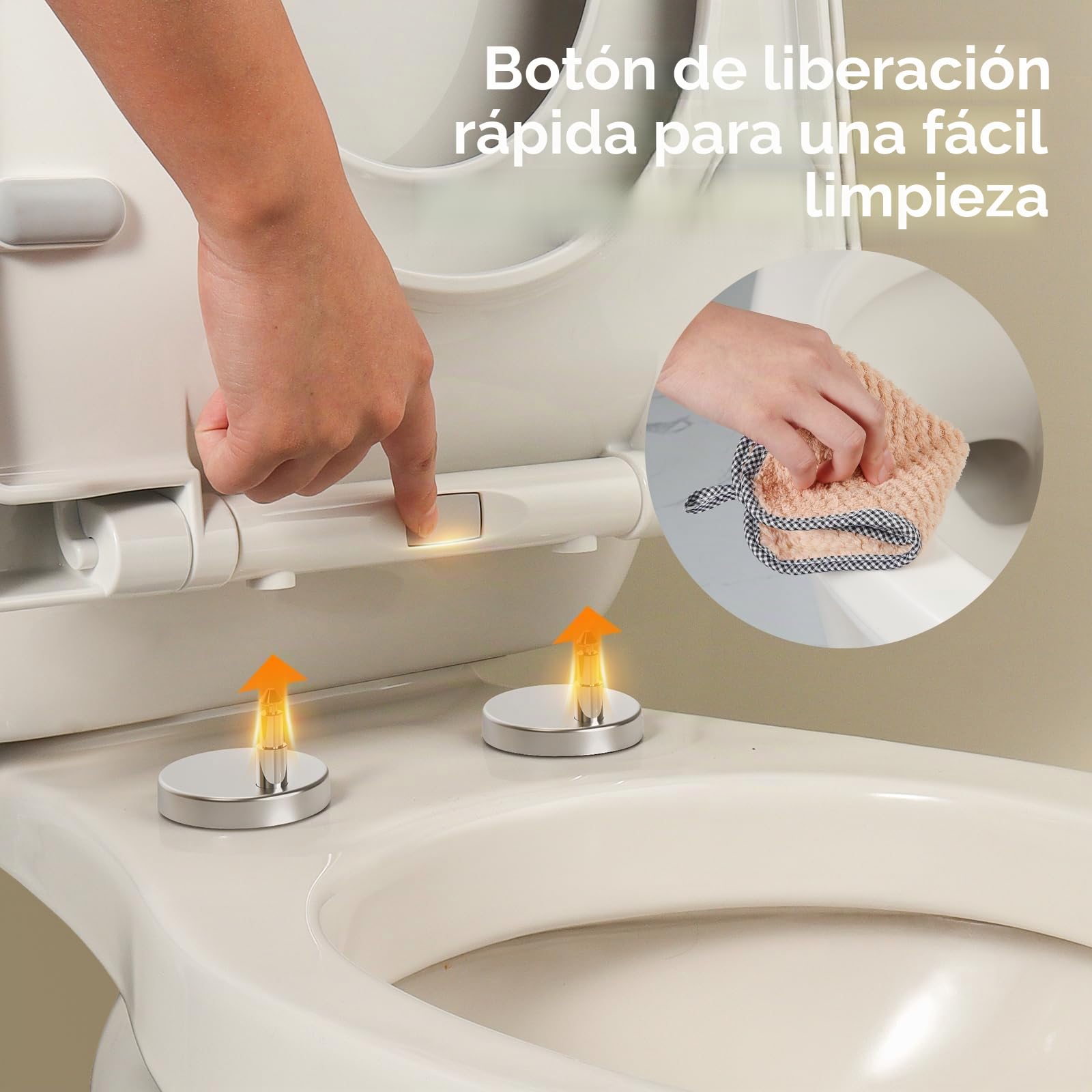SAMODRA Tapa wc Universal Tapa Inodoro Universal Reductor wc Niños Asientos para inodoro Asientos para WC Toilet Seat Tapa de Inodoro Asiento de Inodoro (Forma D)