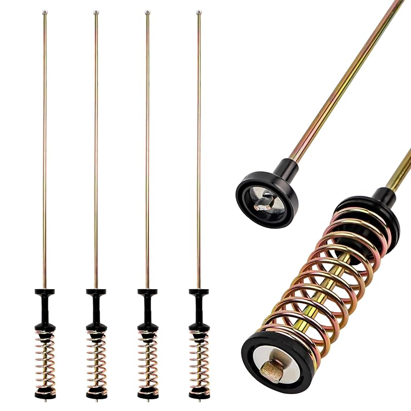 Kit de hastes de suspensão para lavadora Samsung DC68-03172B-03 PANDEELS preto, com 4 peças