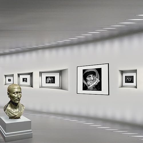 Miniatura 4 de Abtgt Juego de 3 marcos para póster de 24 x 36 pulgadas, para exhibir fotos de 20 x 30 pulgadas con paspartú o de 24 x 36 pulgadas sin paspartú,