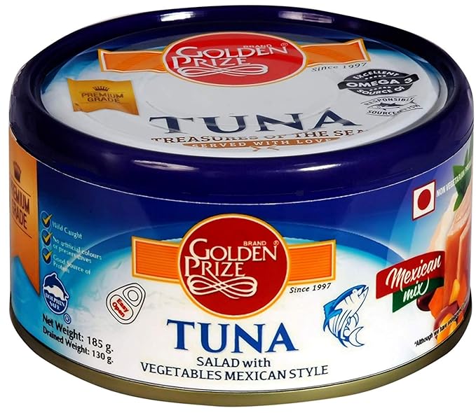 Golden Prize Tuna Salad with Vegetables Mexican Style 185Gms