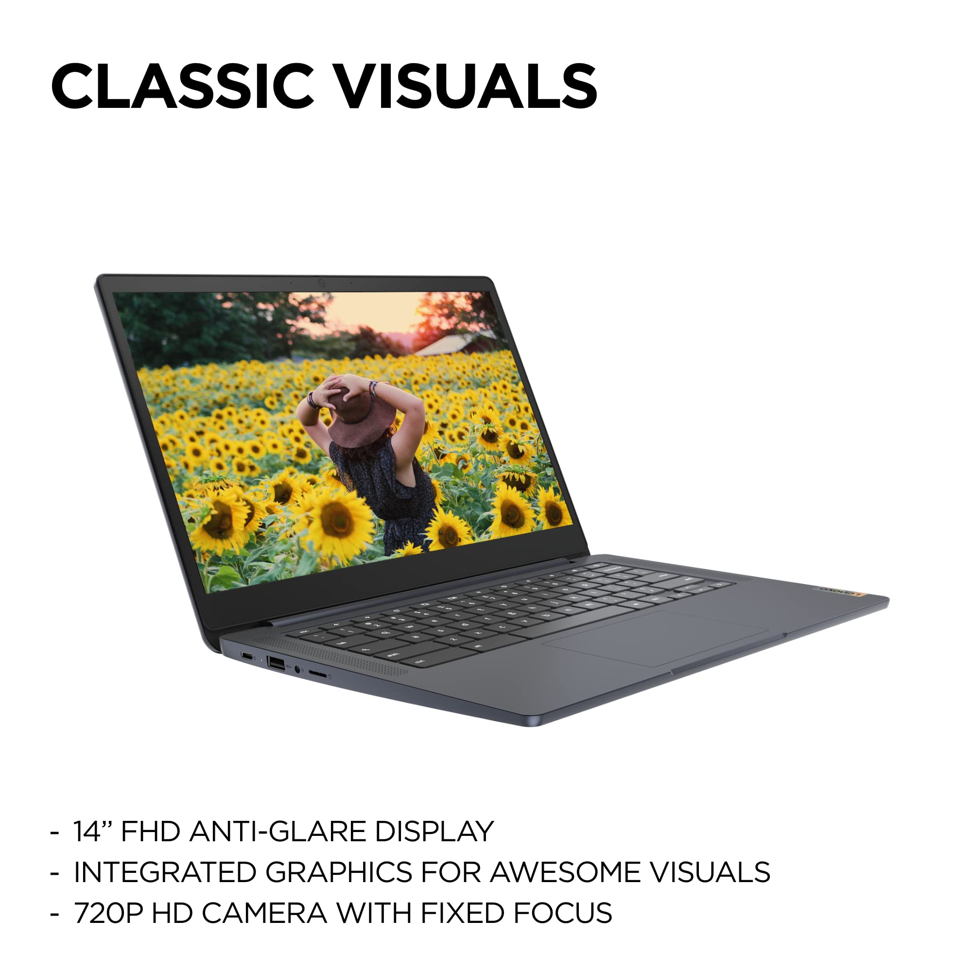 Lenovo IdeaPad 3 Chromebook 14 Inch Full HD Laptop (MediaTek