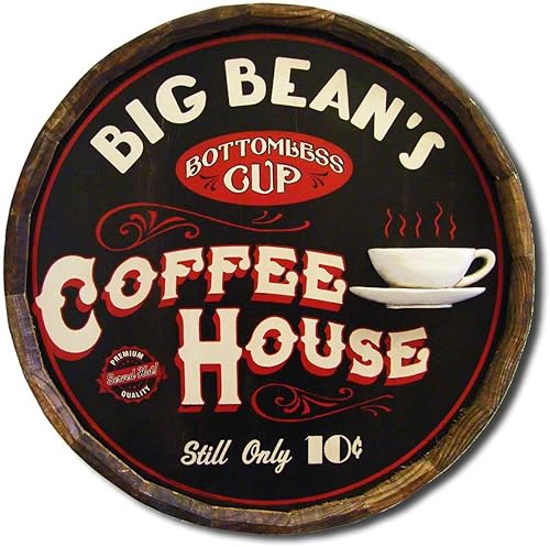 Vista 367 de THOUSAND OAKS BARREL CO. Personaliza el letrero de un cuarto de barril con cócteles de gato negro, barril de vino hecho de madera de roble de alta