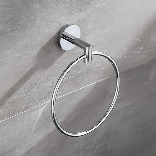 Miniatura 10 de Toallero negro para baño, toallero de mano moderno estilo hotel montado en la pared, toallero de mano contemporáneo, negro mate, 077060-MB Leo Seires