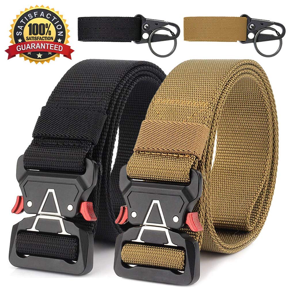 Buy QINGYUN RONGQI 2 Pack Belt, Style Quick Release Belt,1.5" Nylon