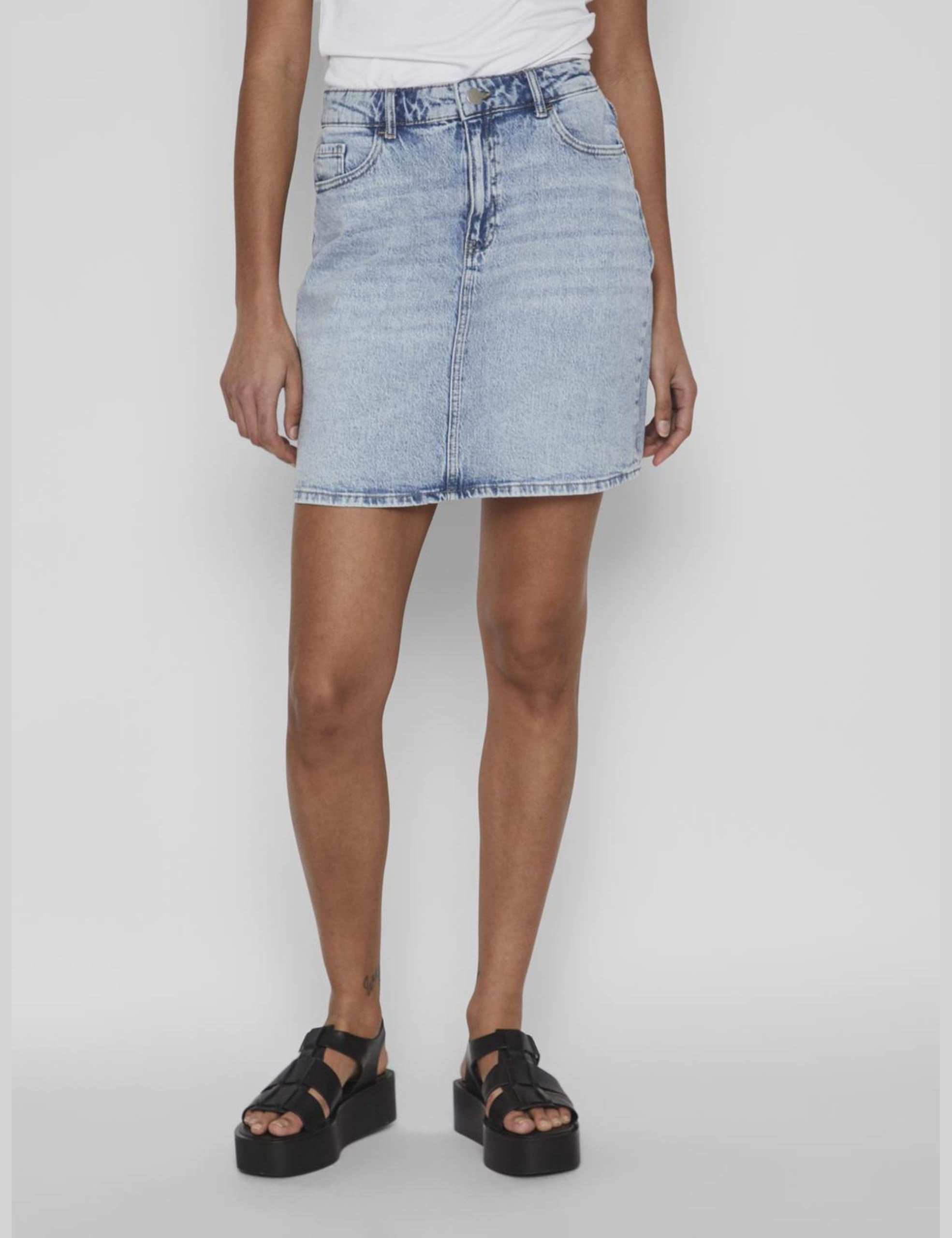 Vila Female Jeansrock Kurzer