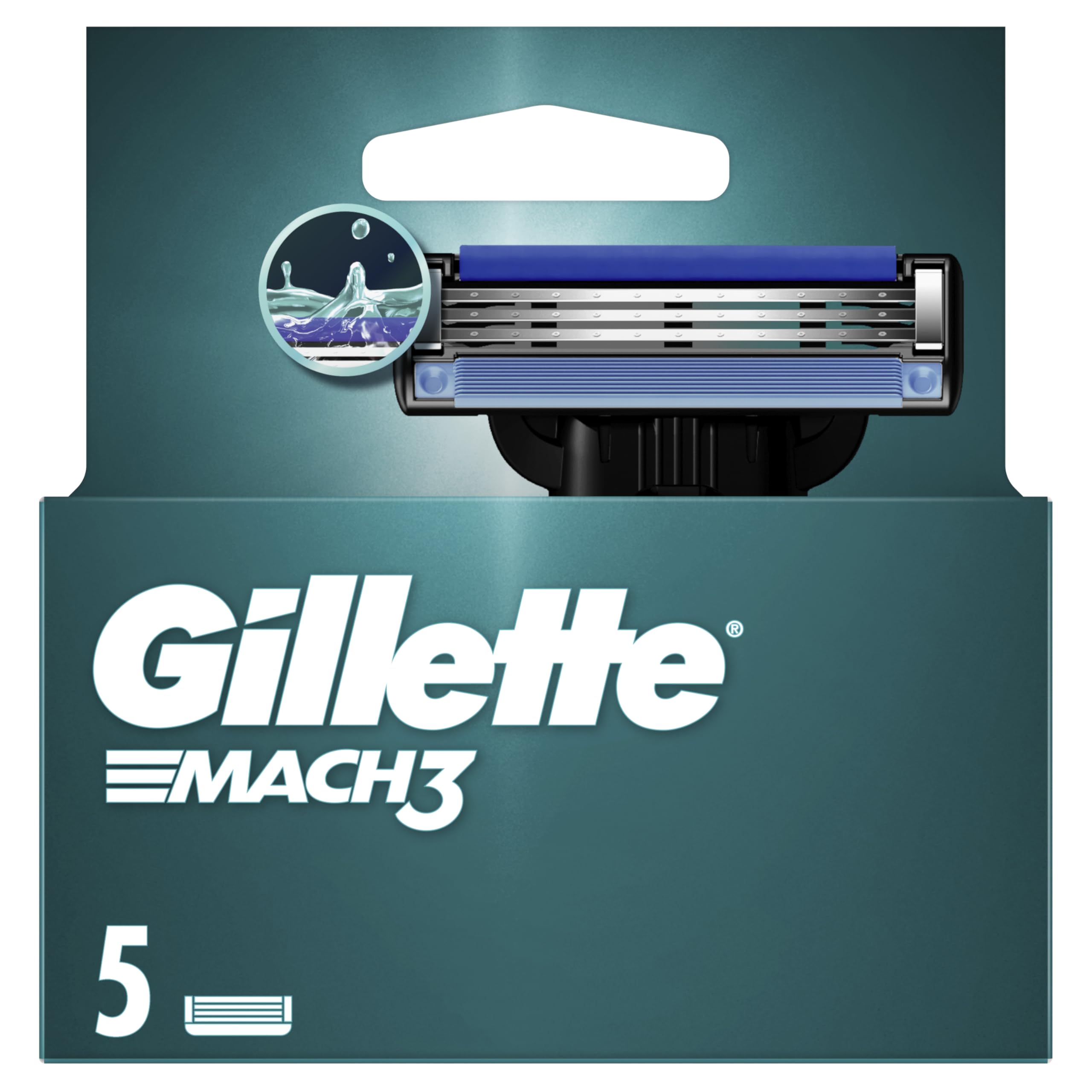 Replacement heads Gillette Mach3 - Volume: 5 ks