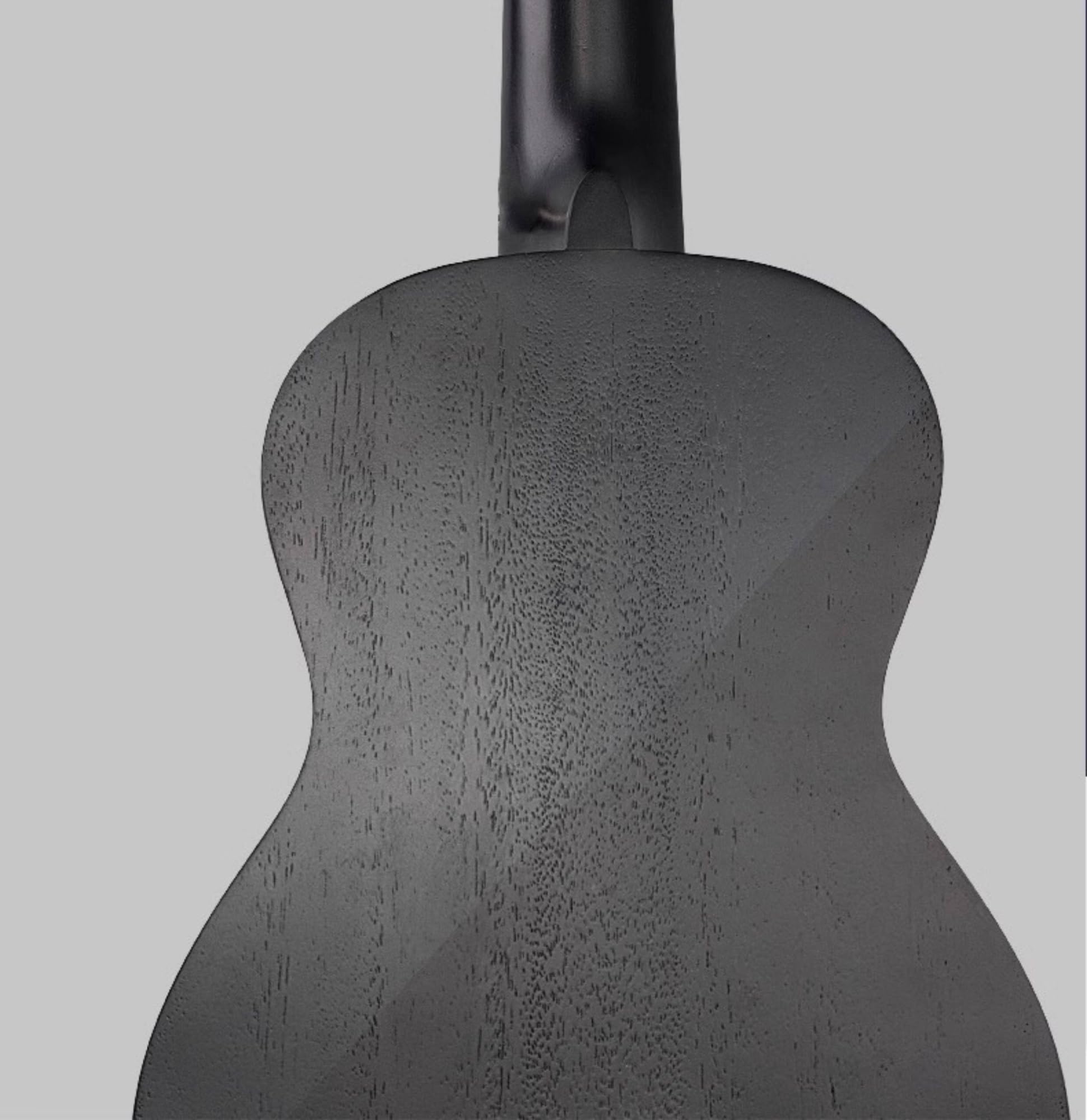 Ukulélé professionnel en acajou noir de 66 cm pour débutants