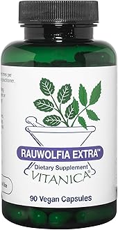 Vitanica Rauwolfia Extra, Cardiovascular Support Supplement, Vegan, 90 Capsules