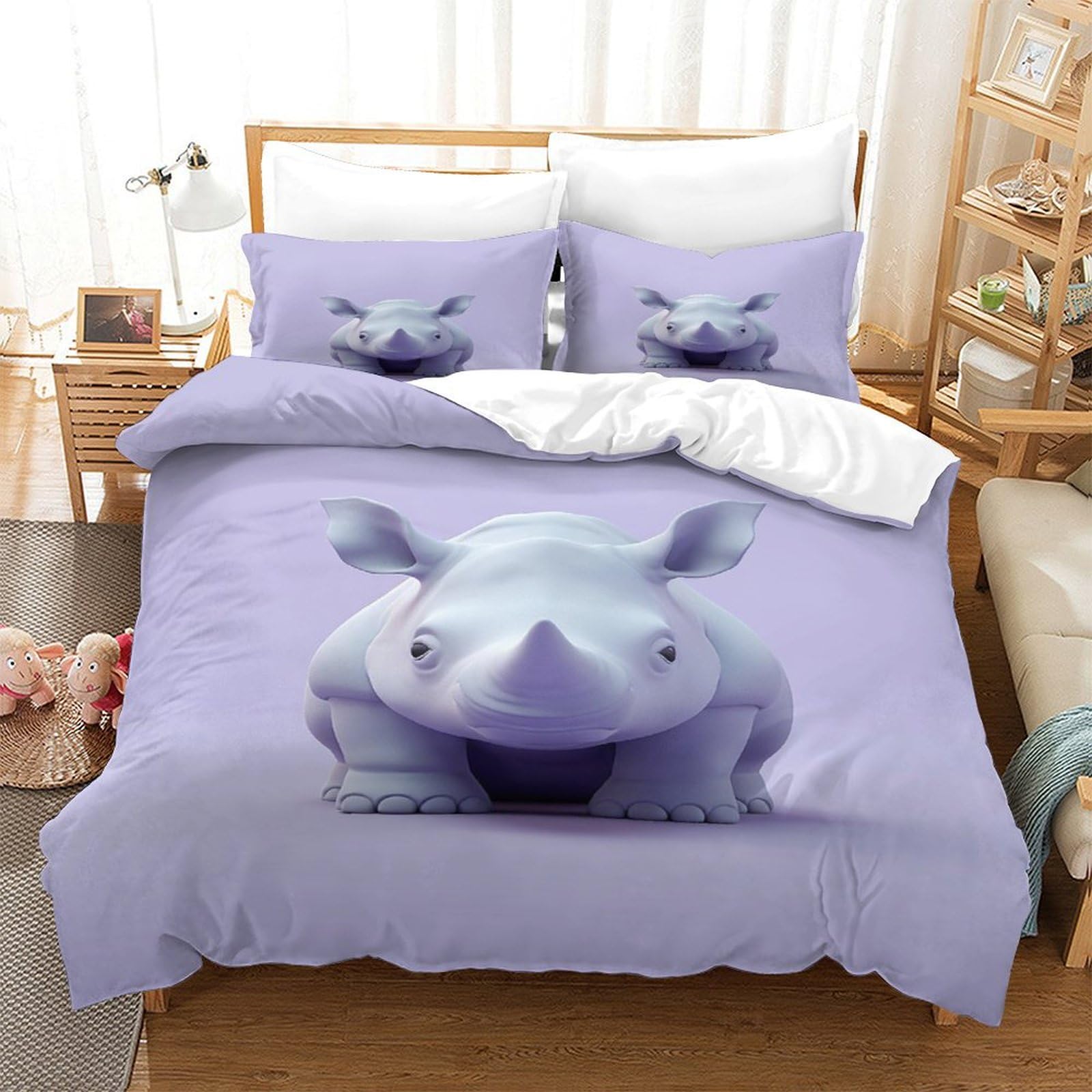 Parure de lit de qualité hôtelière Rhino en microfibre ultra douce pour un sommeil prestigieux