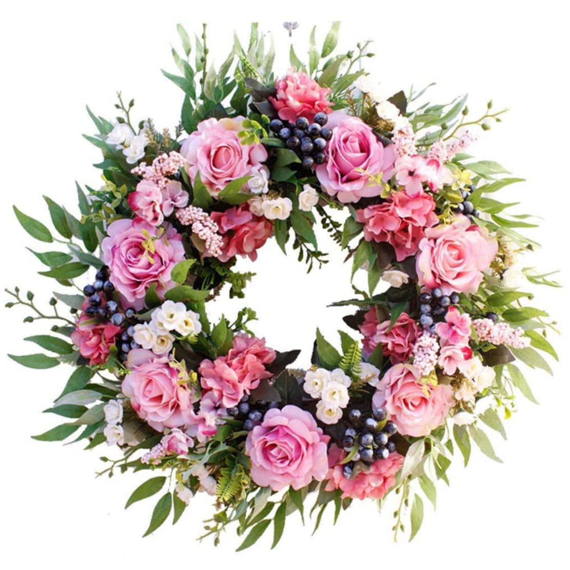 Couronne de fleurs de marguerite artificielle pour porte : embellir sans entretien