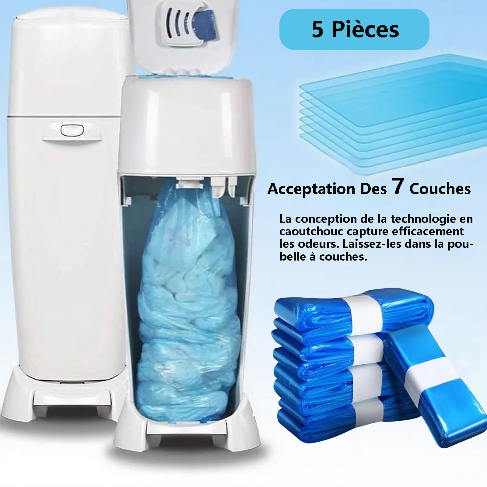 Recharge Poubelle Twist And Click Recharge Poubelle à Couches X12 - Sac Anti -odeurs Lavande, Compatible Tommee Tippee Et Litter Lockers Rechange Poubelle Couches Recharge Poubelle Twist And Click Recharge Poubelle à Couches X12 - Sac Anti -odeurs Lavande, Compatible Tommee Tippee Et Litter Lockers Rechange Poubelle Couches