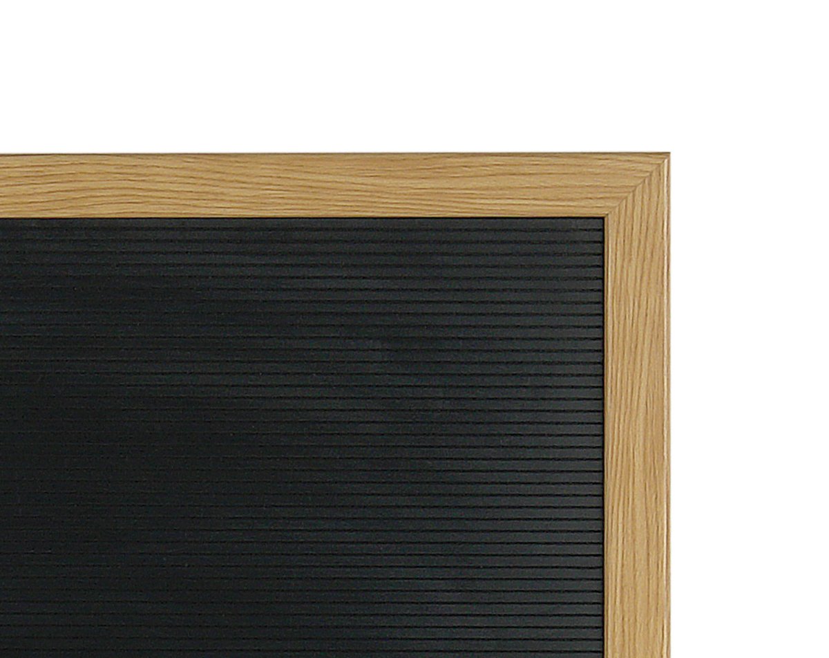 Bi-Office LEM0303233 - Tablero de letras con marco de madera, 600 x 900 mm
