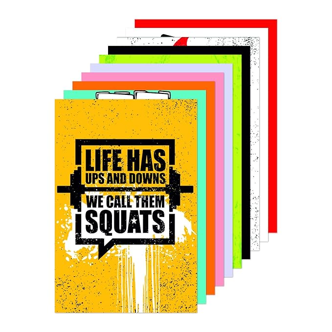 Printelligent Quote and motivational poster set of 10 size (45 cm x 30 cm) d66 at Rs. 94