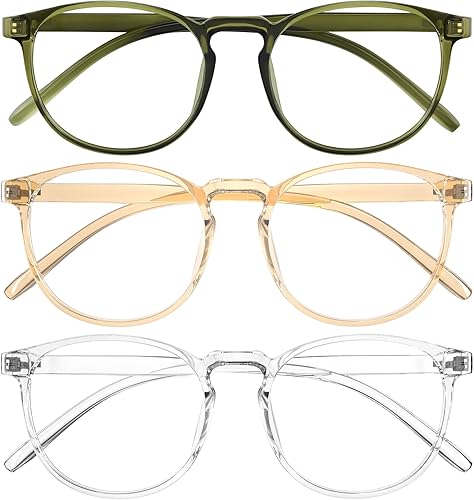 Miniatura 8 de Gafas de luz azul para mujeres y hombres, antifatiga ocular, gafas de bloqueo de luz azul, gafas ligeras retro para juegos