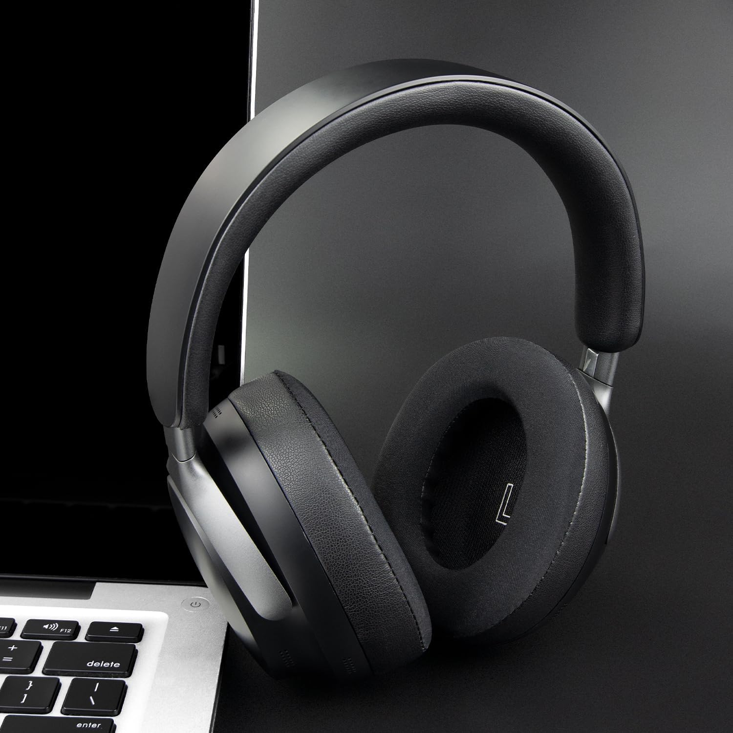 SOULWIT Cooling Gel Replacement Earpads for Bose QC Ultra/New QuietComfort Ultra(2nd Gen) Wireless Headphones, Ear Pads Cushions with Breathable Ice Silk Fabric, Noise Isolation Foam- Black - Image 3