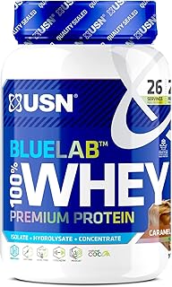 Usn Blue Lab Whey Caramel Chocolate, 908 g