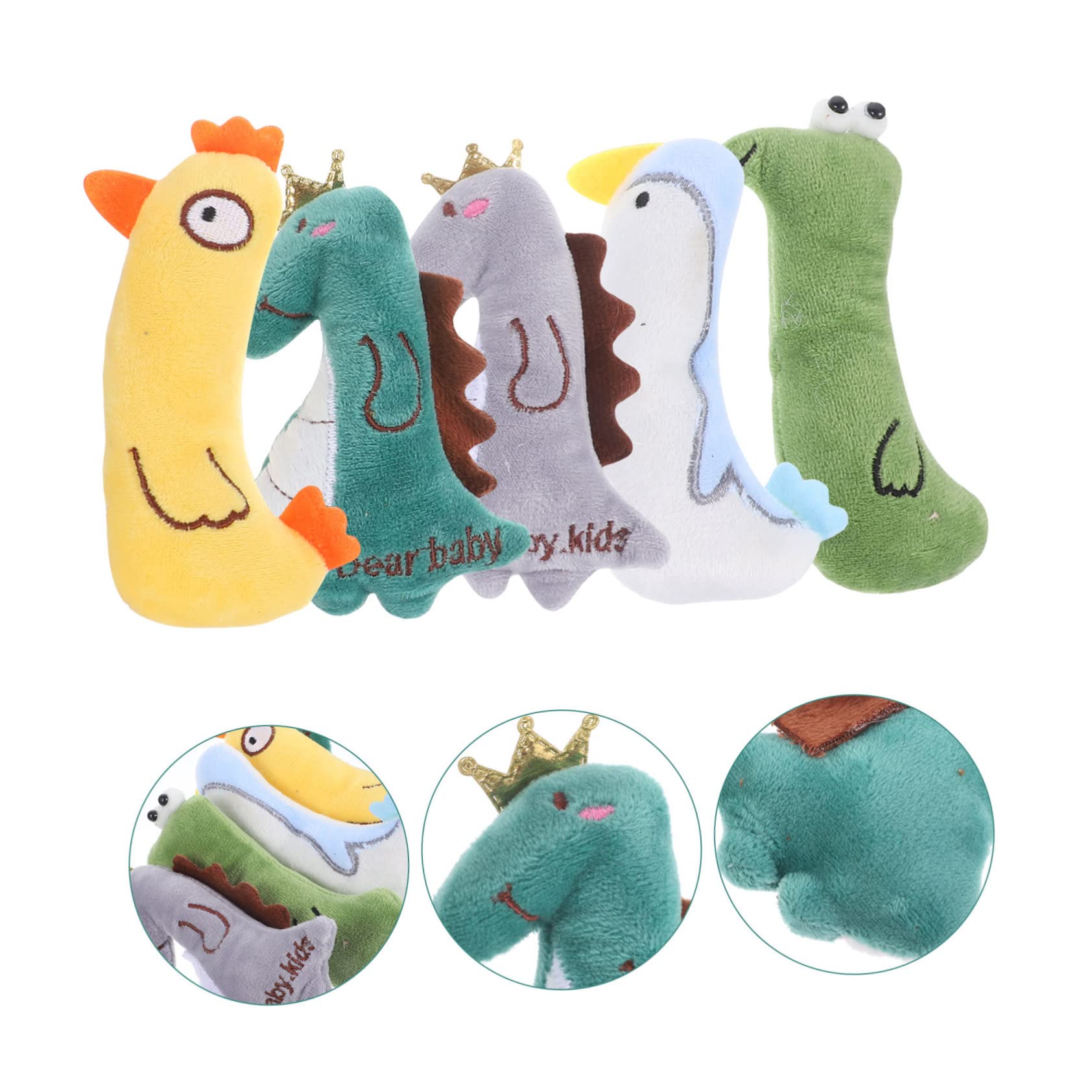 FOMIYES Lot De 5 Jouets pour Chat en Peluche Et Jouets Dexercice pour Votre Animal De Compagnie 5 Pièces * 5