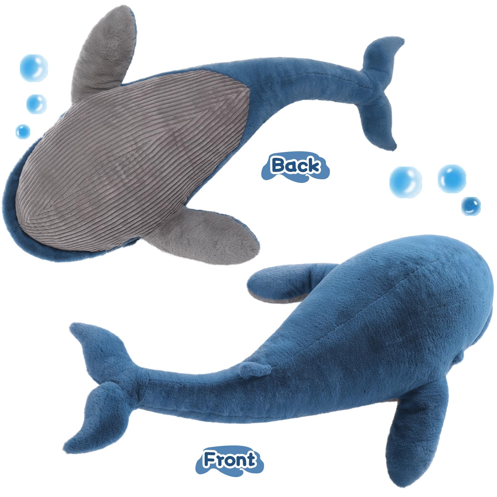 Amazon.co.jp: Tezituor 43.25インチ 巨大クジラぬいぐるみ 大型