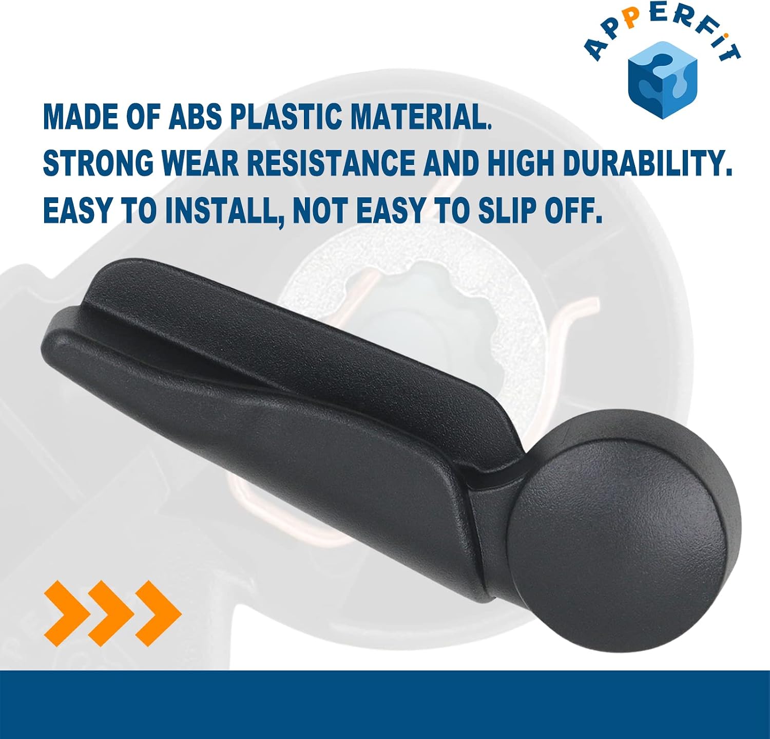 APPERFiT Seat Release Handle Lever (Black) Compatible with Mercedes-Benz X164 GL-Class GL550 GL450 GL350 GL320 Right Passenger Side Replaces A1649201264-9051 1649201264