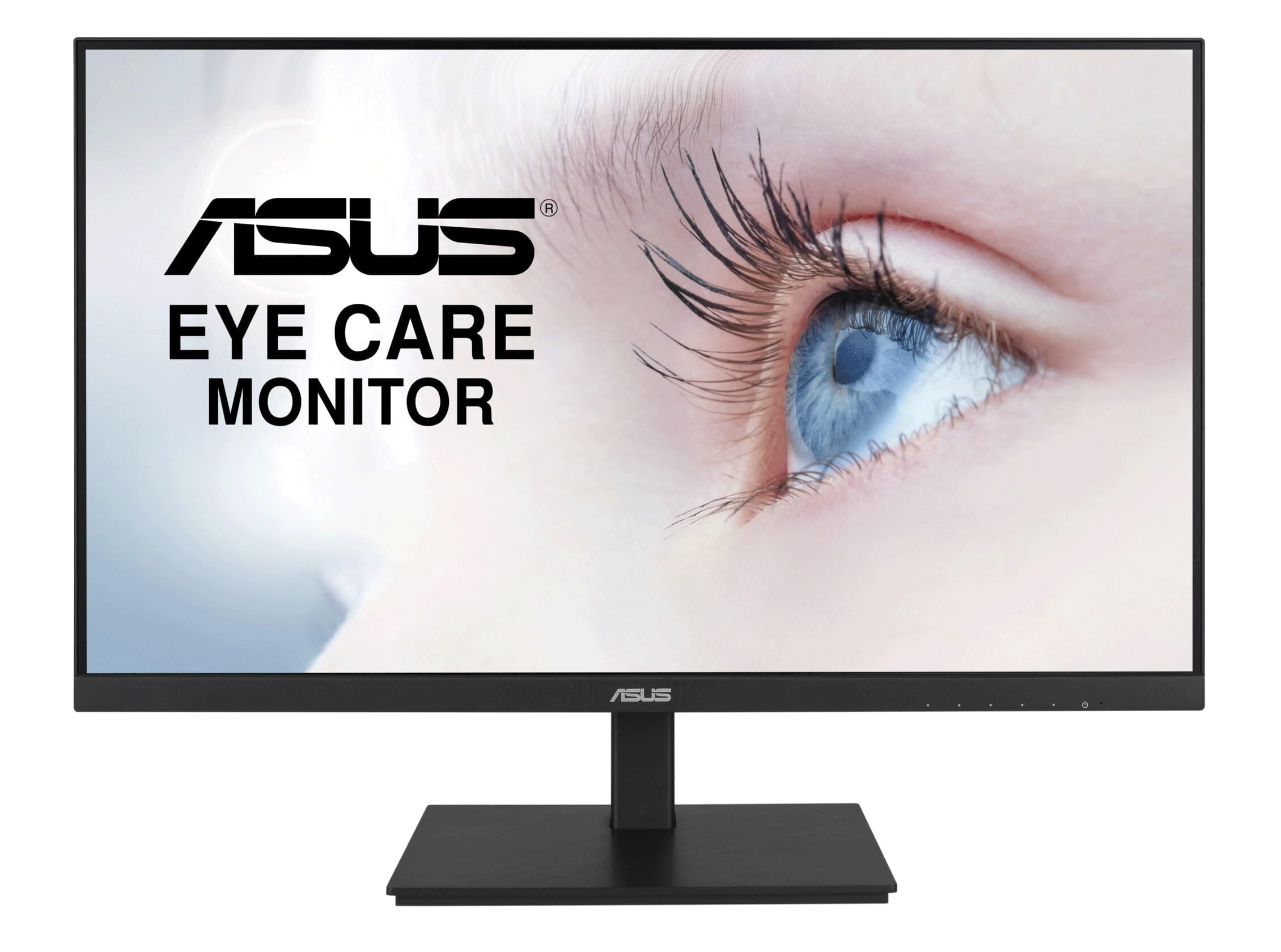 ASUS VA27DQSB Eye Care Monitor – 27 inch, FHD (Full HD 1920 x 1080), IPS, Frameless, 75Hz, Adaptive-Sync, DisplayPort, HDMI, Eye Care, Low Blue Light, Flicker Free, Wall Mountable
