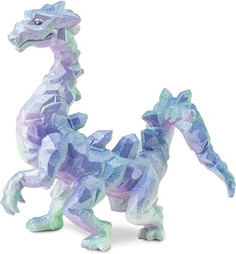 Miniatura 8 de Safari Ltd. Figura de dragón de la caverna de cristal, figura detallada de plástico de 5 pulgadas, divertido juguete de criatura mítica para niños,